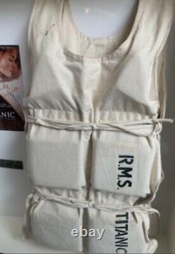 Real TITANIC Motion Picture Life Jacket Movie Prop withCertificate Of Authenticity