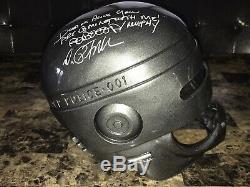 Robocop Rare Hand Signed Detroit Police Prop Helmet Movie Peter Weller PROOF BAS