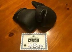 Rocky Movie Propsylvester Stallone Program Creed 2 Screen Used Gloves & Program