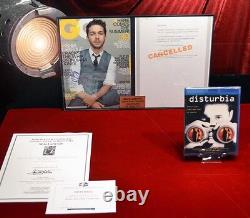 SHIA LaBEOUF Signed Autograph, DISTURBIA Movie Prop, DVD, UACC, Transformer, COA