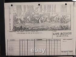 STAR WARS Empire Strikes Back ESB storyboard movie prop George Lucas ewoks