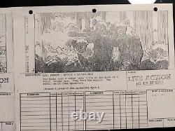 STAR WARS Empire Strikes Back ESB storyboard movie prop George Lucas ewoks