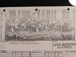 STAR WARS Empire Strikes Back ESB storyboard movie prop George Lucas ewoks