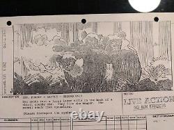 STAR WARS Empire Strikes Back ESB storyboard movie prop George Lucas ewoks