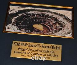 STAR WARS Prop SARLACC Mark Hamill Signed Autograph COA, UACC, Blu Ray DVD, Frame