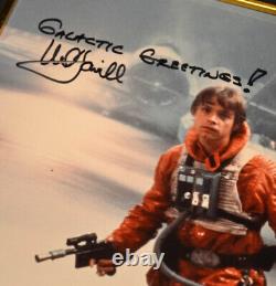 STAR WARS Prop SARLACC Mark Hamill Signed Autograph COA, UACC, Blu Ray DVD, Frame