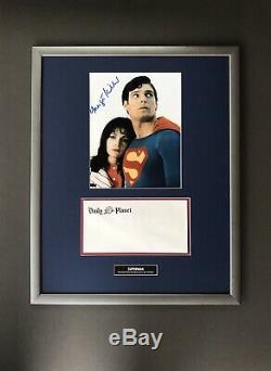 SUPERMAN (1978) ORIGINAL DAILY PLANET PROP & AUTOGRAPH withCOA