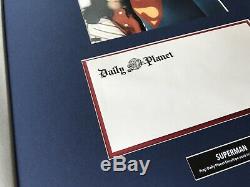 SUPERMAN (1978) ORIGINAL DAILY PLANET PROP & AUTOGRAPH withCOA