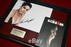 Scream 4 PROP Sydney BOOK, Signed WES CRAVEN & NEVE CAMPBELL, Frame COA UACC DVD