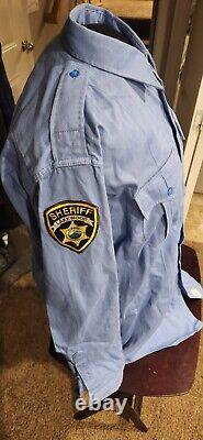 Scream series Sheriff Shirt movie prop screen used coa
