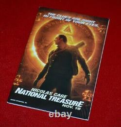 Screen-Used NATIONAL TREASURE Prop COIN, Signed Nic Cage DVD COA UACC PRESS Kit