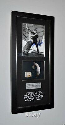 Screen-Used Prop DEATH STAR, Signed CARRIE FISHER Star Wars COA UACC, DVD, Frame