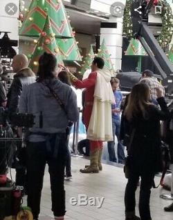 Shazam Movie Studio Production Prop Lighted Metal Christmas Tree