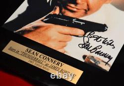 Signed SEAN CONNERY Autograph, CAFE MARTINIQUE Menu & Plate 007 THUNDERBALL COA