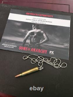 Sons of Anarchy Original Screen Used Jack Teller Jax Bullet Necklace Movie Prop