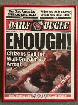 Spider-Man (2002) Movie Prop Production Made Newspaper With COA