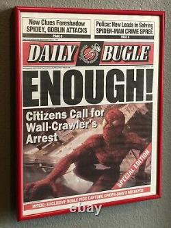 Spider-Man (2002) Movie Prop Production Made Newspaper With COA