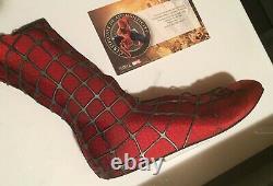 Spider-man 2 Movie Memorabilia Costume Piece Right Boot (2004) Original