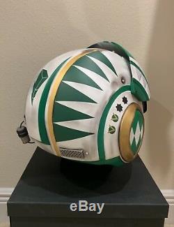 Star Wars Custom Green Power Ranger MMPR X-wing pilot Costume helmet Movie Prop