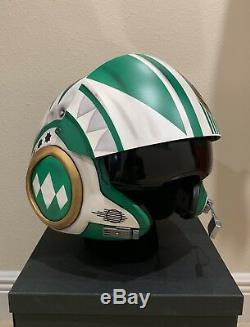 Star Wars Custom Green Power Ranger MMPR X-wing pilot Costume helmet Movie Prop