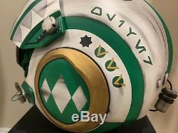 Star Wars Custom Green Power Ranger MMPR X-wing pilot Costume helmet Movie Prop