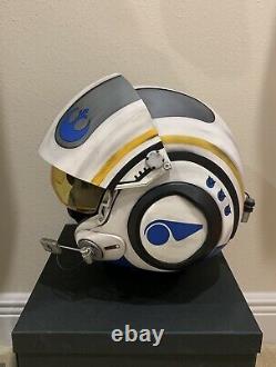 Star Wars Custom Replica Poe Dameron X-wing pilot Costume helmet Movie Prop