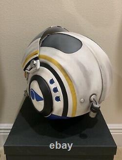 Star Wars Custom Replica Poe Dameron X-wing pilot Costume helmet Movie Prop