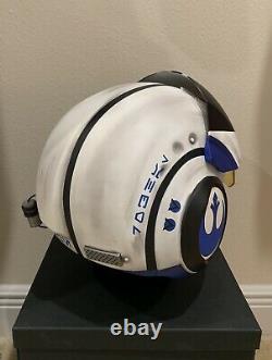 Star Wars Custom Replica Poe Dameron X-wing pilot Costume helmet Movie Prop