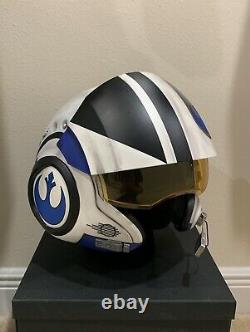 Star Wars Custom Replica Poe Dameron X-wing pilot Costume helmet Movie Prop