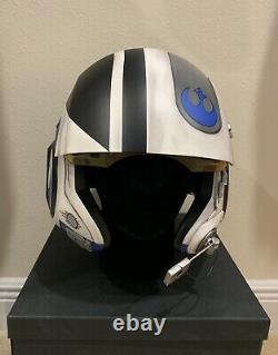 Star Wars Custom Replica Poe Dameron X-wing pilot Costume helmet Movie Prop