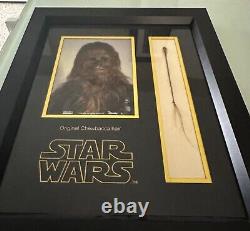 Star Wars Episode IV Genuine Chewbacca Fur Screen Used Prop (with COA)