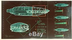 Star Wars Original Acetate Insert Control Panel Grafix Film Movie Prop