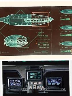 Star Wars Original Acetate Insert Control Panel Grafix Film Movie Prop