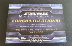 Star Wars Original Movie Prop Shiled Bunker Inner Panel 1983