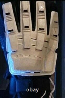 Star Wars Storm Trooper Gloves Episode IX Movie prop original STUNT USED