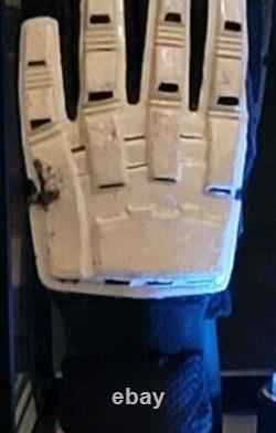 Star Wars Storm Trooper Gloves Episode IX Movie prop original STUNT USED