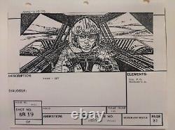 Star wars storyboard Empire Strikes Back movie prop Spielberg Lucas STAR WARS