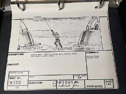 Star wars storyboards Empire Strikes Back movie props George Lucas Art ESB x1