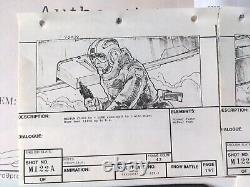 Star wars storyboards Empire Strikes Back movie props George Lucas HOTH ESB x1