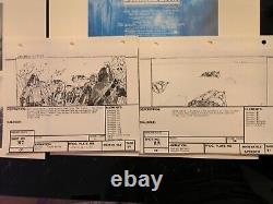 Star wars storyboards Empire Strikes Back movie props George Lucas production