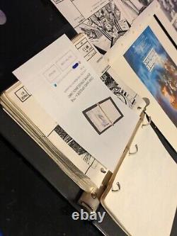 Star wars storyboards Empire Strikes Back movie props George Lucas production