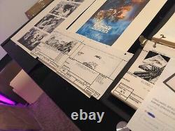 Star wars storyboards Empire Strikes Back movie props George Lucas production