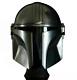 Starwar's Mandalorian Steel Helmet Cosplay Prop Movie Helmet for LARP Roleplay