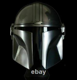 Starwar's Mandalorian Steel Helmet Cosplay Prop Movie Helmet for LARP Roleplay