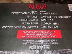 Straight Outta Compton Rare Movie Prop Record N. W. A. Eazy-E Dr. Dre Ice Cube NWA