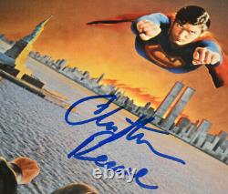 Superman Signed CHRISTOPHER REEVE, Margot Kidder, FRAME, CAPE Prop, COA UACC DVD