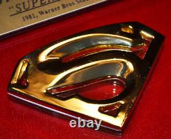 Superman Signed CHRISTOPHER REEVE, Margot Kidder, FRAME, CAPE Prop, COA UACC DVD