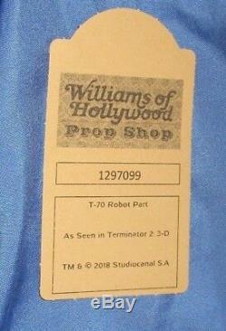 TERMINATOR 2 3-D Universal Studios Theme Park Movie PROP Foot from a T-70