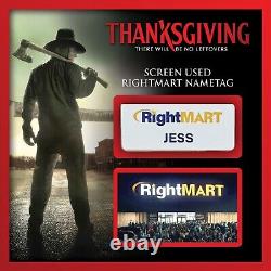 THANKSGIVING RightMart Prop Name Tag (JESS) on Display