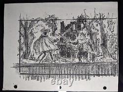 THE ADDAMS FAMILY Movie Props Production Art Storyboards lot HORROR MOVIES X1